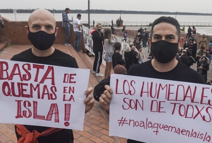 Imagen de Ambientalistas denunciaron una catástrofe en el delta del río Paraná