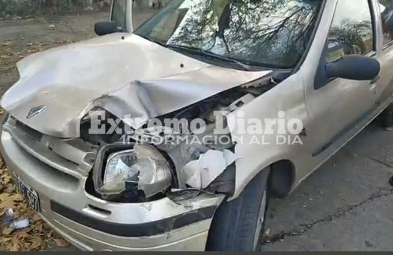 Imagen de Importante accidente entre auto y moto