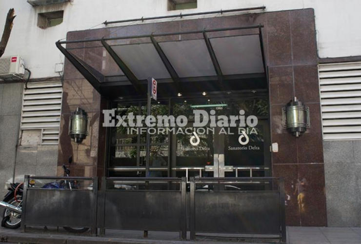 Se encuentra por protocolo internada en el sanatorio Delta.