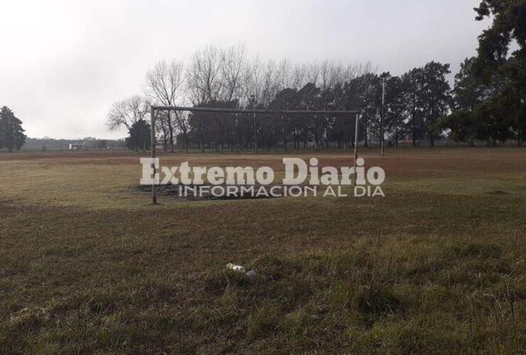 El sector donde estaba escondida una de las camionetas policiales
