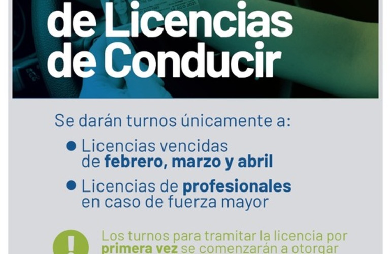 Imagen de Covid - 19: Renovación de licencias de conducir