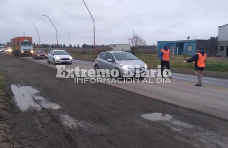 Imagen de Tránsito con demoras a raíz de los controles por Ruta 21