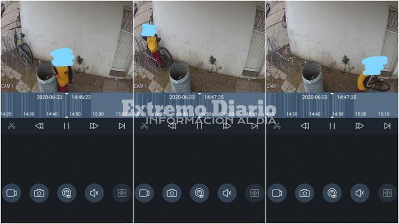 El hecho qued&oacute; registrado por la c&aacute;mara de un comercio