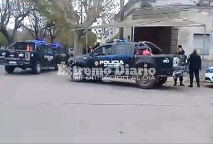Imagen de Amplio despliegue policial en Mansueto Maiorano y Lisandro de La Torre