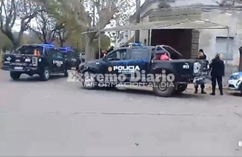 Imagen de Amplio despliegue policial en Mansueto Maiorano y Lisandro de La Torre