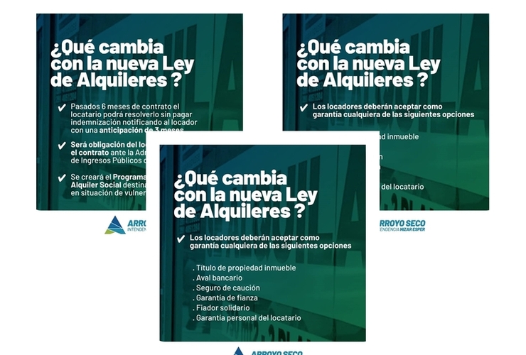 Imagen de La municipalidad informa: ¿Qué cambia con la nueva ley de alquileres?