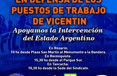 Imagen de Caravana y banderazo en defensa de los puestos de trabajo de Vicentín