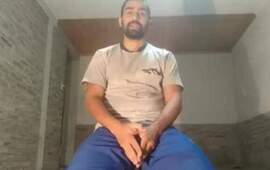 Juan Ignacio Franzi, en su momento desde casa, volvi&oacute; a los entrenamientos en el sal&oacute;n.