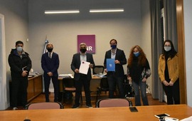 Imagen de La comuna firm&oacute; nuevos convenios de cooperaci&oacute;n con la UNR