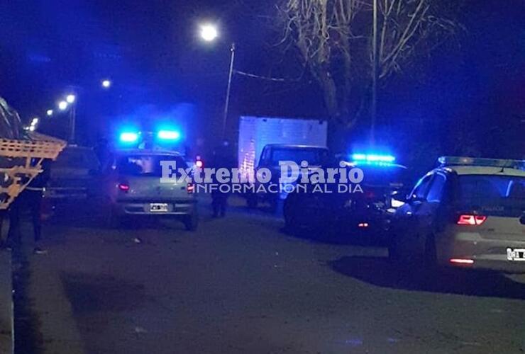 Imagen de La policía en el barrio por disturbios en un domicilio