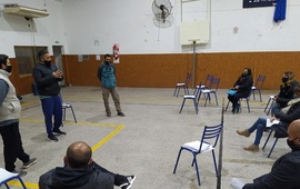 El encuentro se dio en el sal&oacute;n de la instituci&oacute;n sobre calle Sarmiento 244.