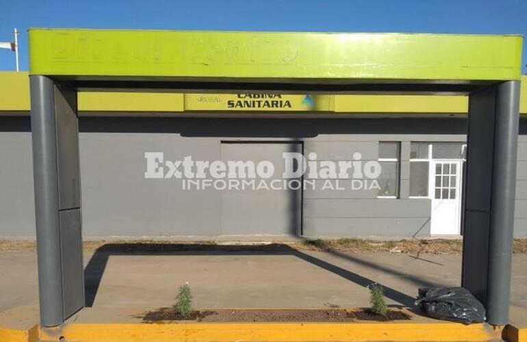 Imagen de Inauguraci&oacute;n de la cabina sanitaria en el acceso norte