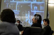 El ministro Trotta y la titular de Ctera, Sonia Alesso, en la reuni&oacute;n paritaria