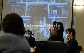 El ministro Trotta y la titular de Ctera, Sonia Alesso, en la reuni&oacute;n paritaria