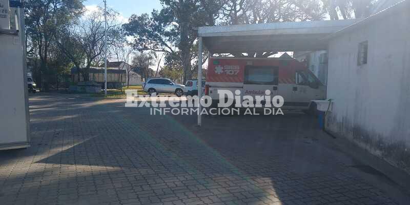 El paciente fue trasladado al Hospital 50 y luego a Rosario.