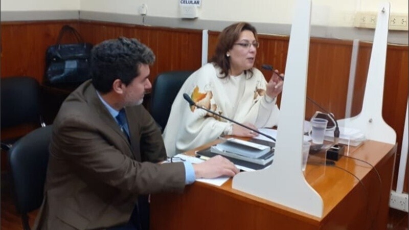 Los fiscales durante la audiencia de este lunes. (MPA)