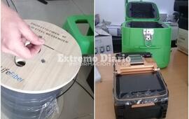 Imagen de Llegaron los materiales y arranca la primera etapa de instalaci&oacute;n de fibra &oacute;ptica