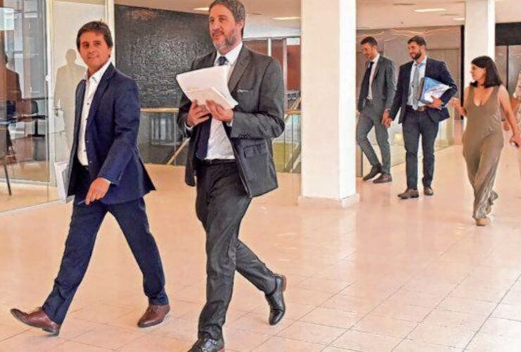 De frente. Luis Schiappa Pietra y Matías Edery encabezan la investigación que derivó.en las acusaciones.