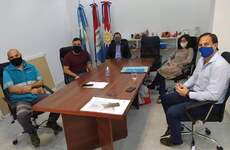 El encuentro se dió en la sala de reuniones de la Comuna.