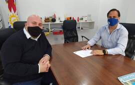 Imagen de Ferri recibi&oacute; al Director del PAMI Juli&aacute;n Polinesi