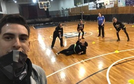 La 1&deg; divisi&oacute;n junto al profe Lautaro Mengarelli.