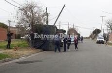 Imagen de Vuelco de un camión en General Lagos