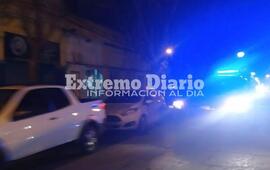 Imagen de Despliegue policial en una cancha de f&uacute;tbol cinco