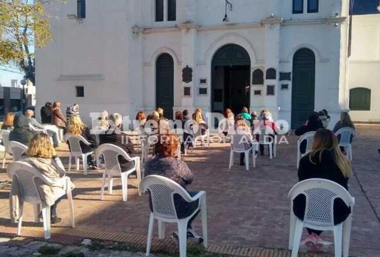 Con un protocolo especial se realiz&oacute; la mira central.