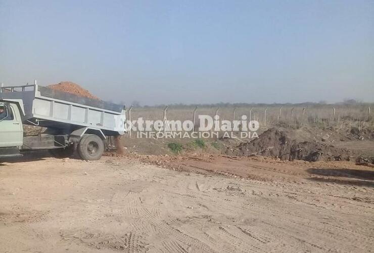 Imagen de Personal municipal se encuentra trabajando en la cava de la zona norte