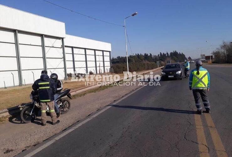 Imagen de Fin de semana largo: En Pueblo Esther se fiscalizaron 3200 veh&iacute;culos