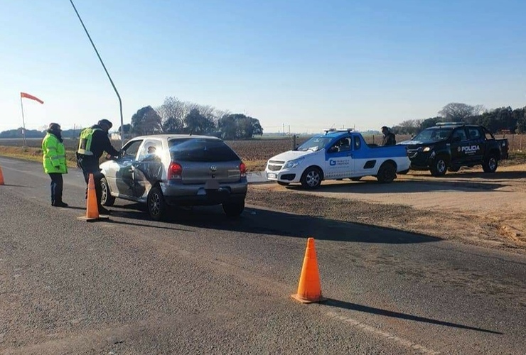 Los controles se llevaron a cabo en el marco de la pandemia Covid-19.