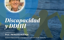 Imagen de Patricio Huerga coordinar&aacute; una c&aacute;tedra libre sobre discapacidad y derechos humanos