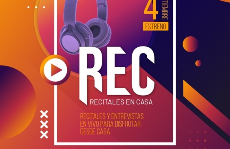Imagen de Se viene el estreno de REC, ciclo de Recitales en Casa