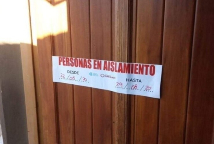 Imagen de Coronavirus: polémica en San Juan por fajas en casas de enfermos o de casos sospechosos