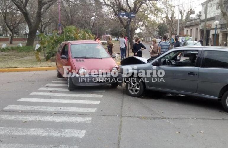 Imagen de Choque en el Bv. Mansueto Maiorano