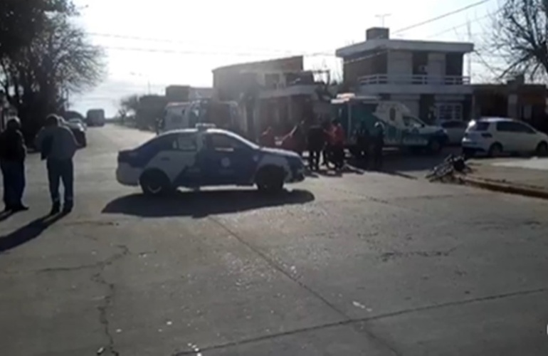 Imagen de Ciclista result&oacute; herida tras accidente