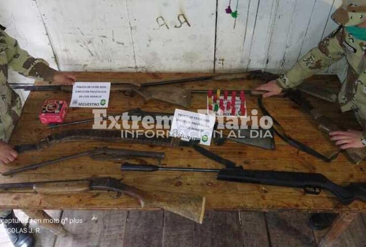 Imagen de Allanamiento Positivo: Secuestro de Armas y Cartucheria en Islas Victorienses