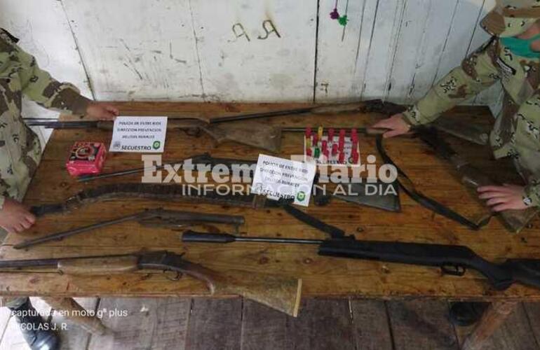 Imagen de Allanamiento Positivo: Secuestro de Armas y Cartucheria en Islas Victorienses