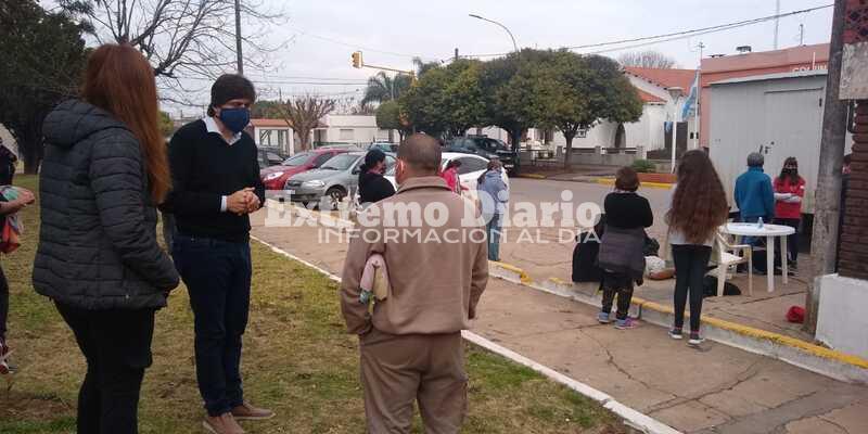 Se realiz&oacute; esta ma&ntilde;ana frente al edificio comunal