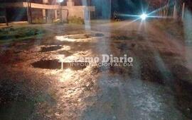Imagen de Vecinos decidieron construir lomos de burro