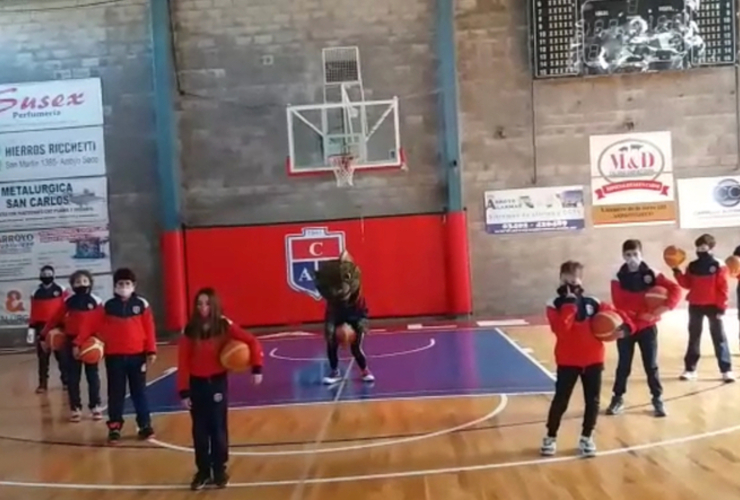 Imagen de El mini básquet de Talleres, participó de un Encuentro Nacional Virtual