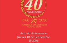 Imagen de 2020, A&ntilde;o del 40 Aniversario de Bomberos Voluntarios