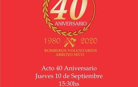 Imagen de 2020, A&ntilde;o del 40 Aniversario de Bomberos Voluntarios