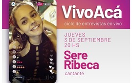 Imagen de Vivo Ac&aacute;, Ciclo de entrevistas en vivo: Serena Ribeca, cantante