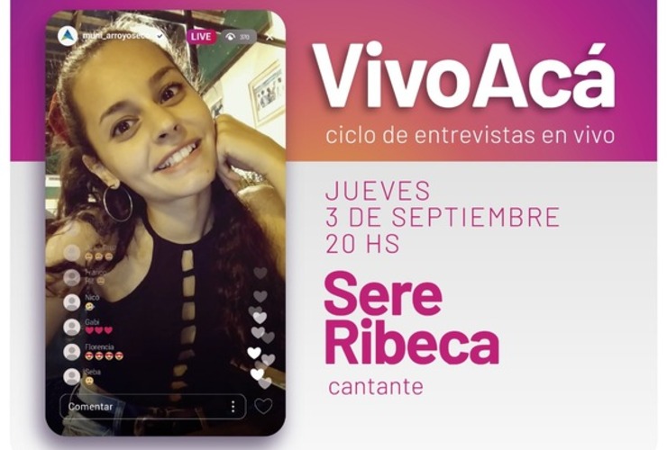 Imagen de Vivo Acá, Ciclo de entrevistas en vivo: Serena Ribeca, cantante