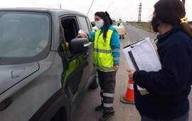 Operativos en los accesos, costa y calles del ejido urbano.