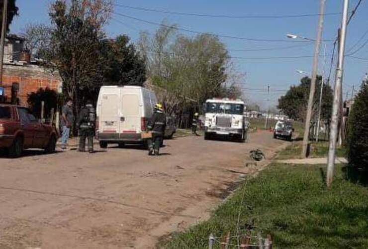 La cuadra debió ser evacuada por precaución.