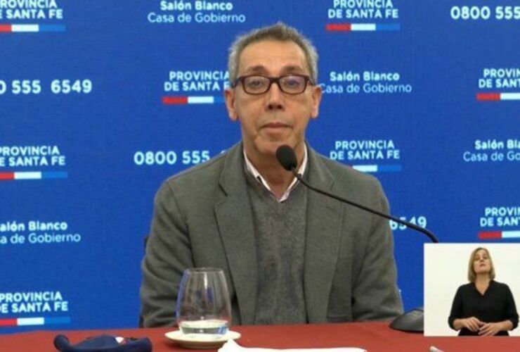 El secretario de Salud de Santa Fe, Jorge Prieto, contrajo coronavirus.