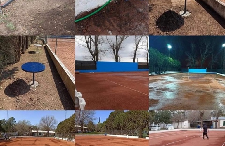 Imagen de Central Argentino, realiz&oacute; mejoras en el sector de Tenis