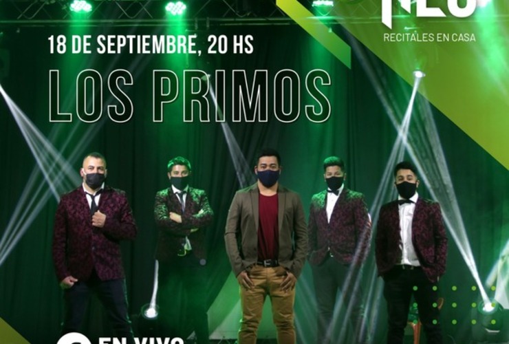 Imagen de REC: Los Primos, cumbia para bailar en el ciclo de recitales en casa